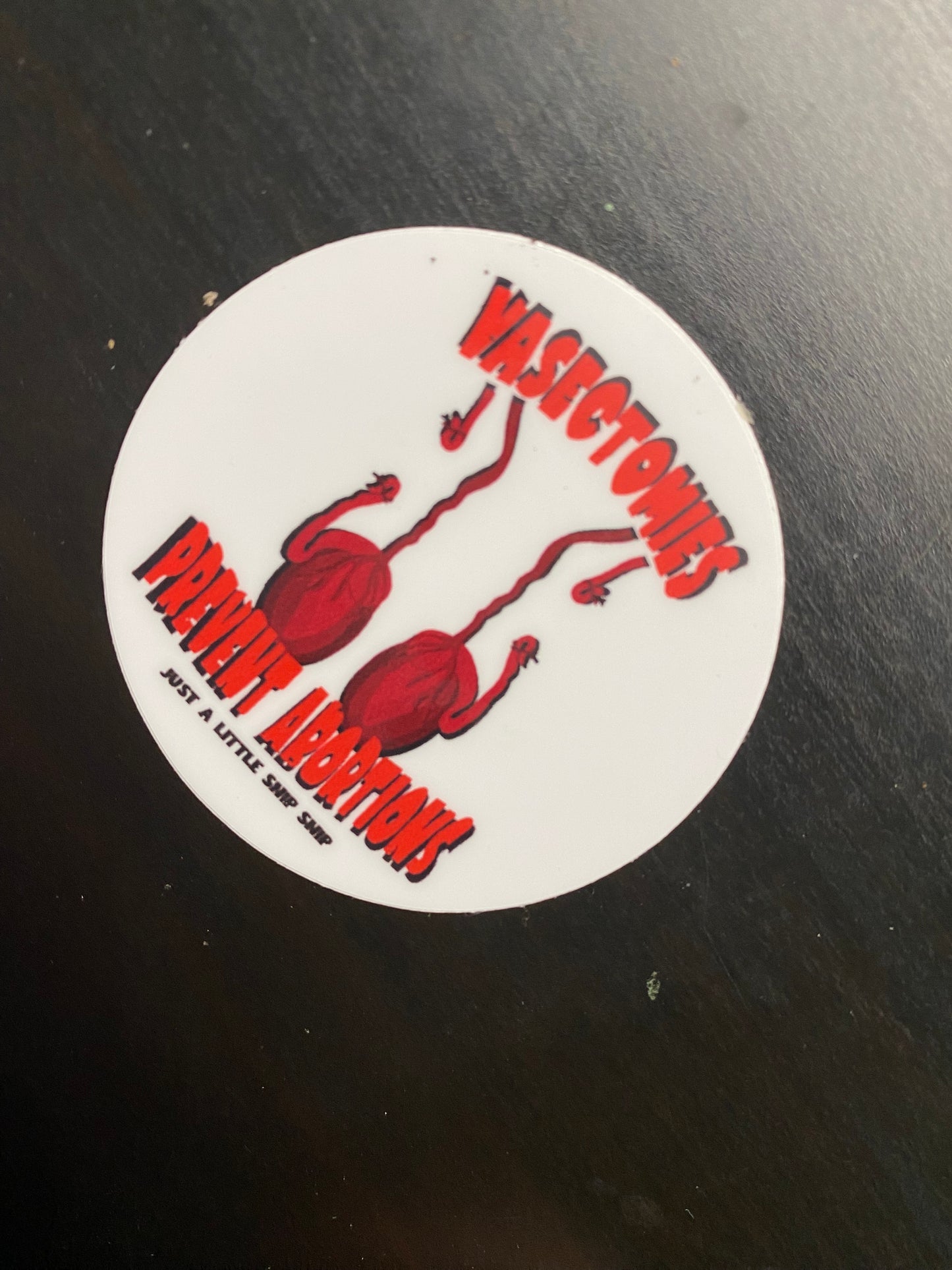 Just a Little Snip Snip - Vasectomies prevent abortions.