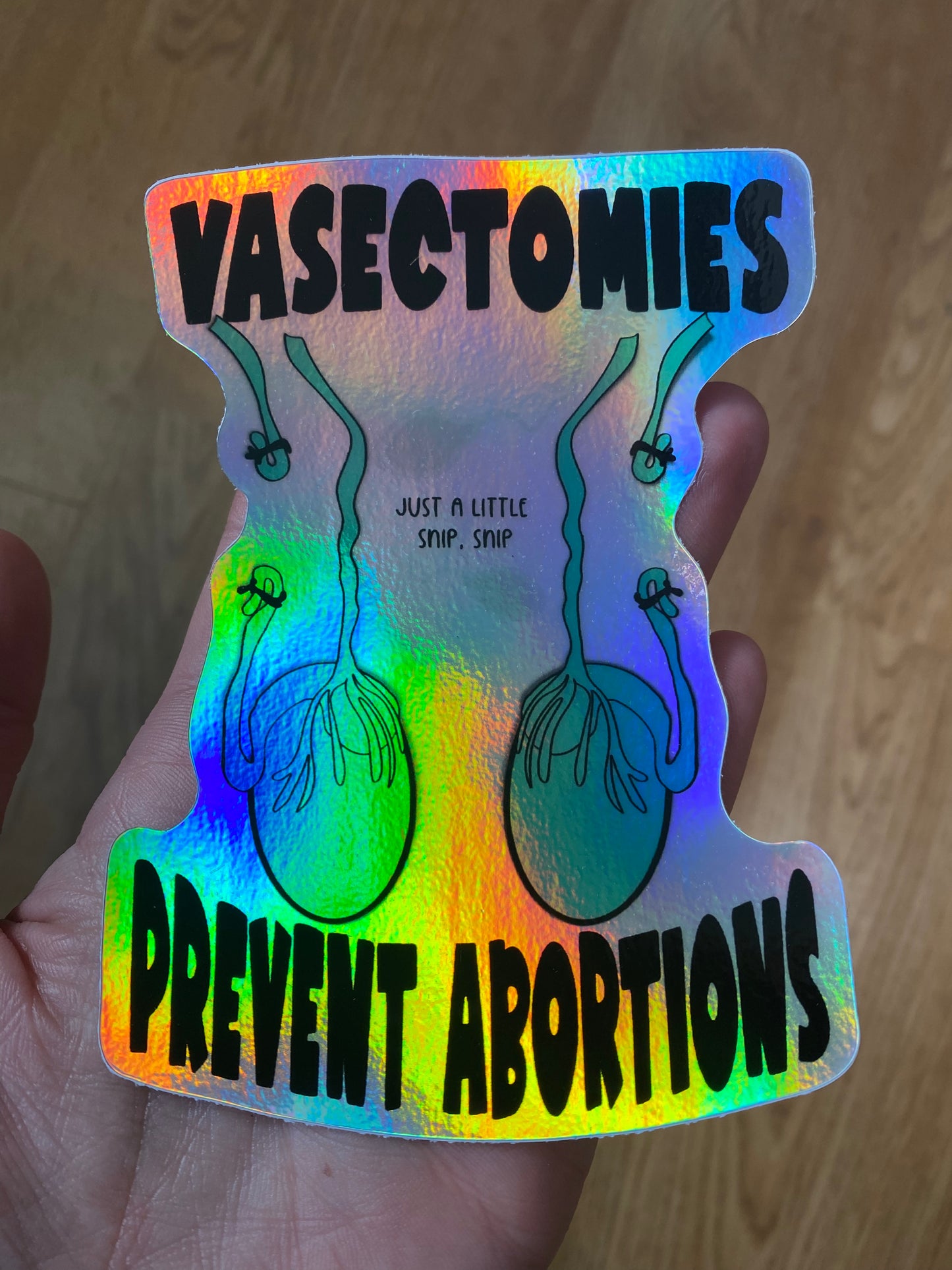Snip Snip, Iridescent Vasectomies Prevent Abortions