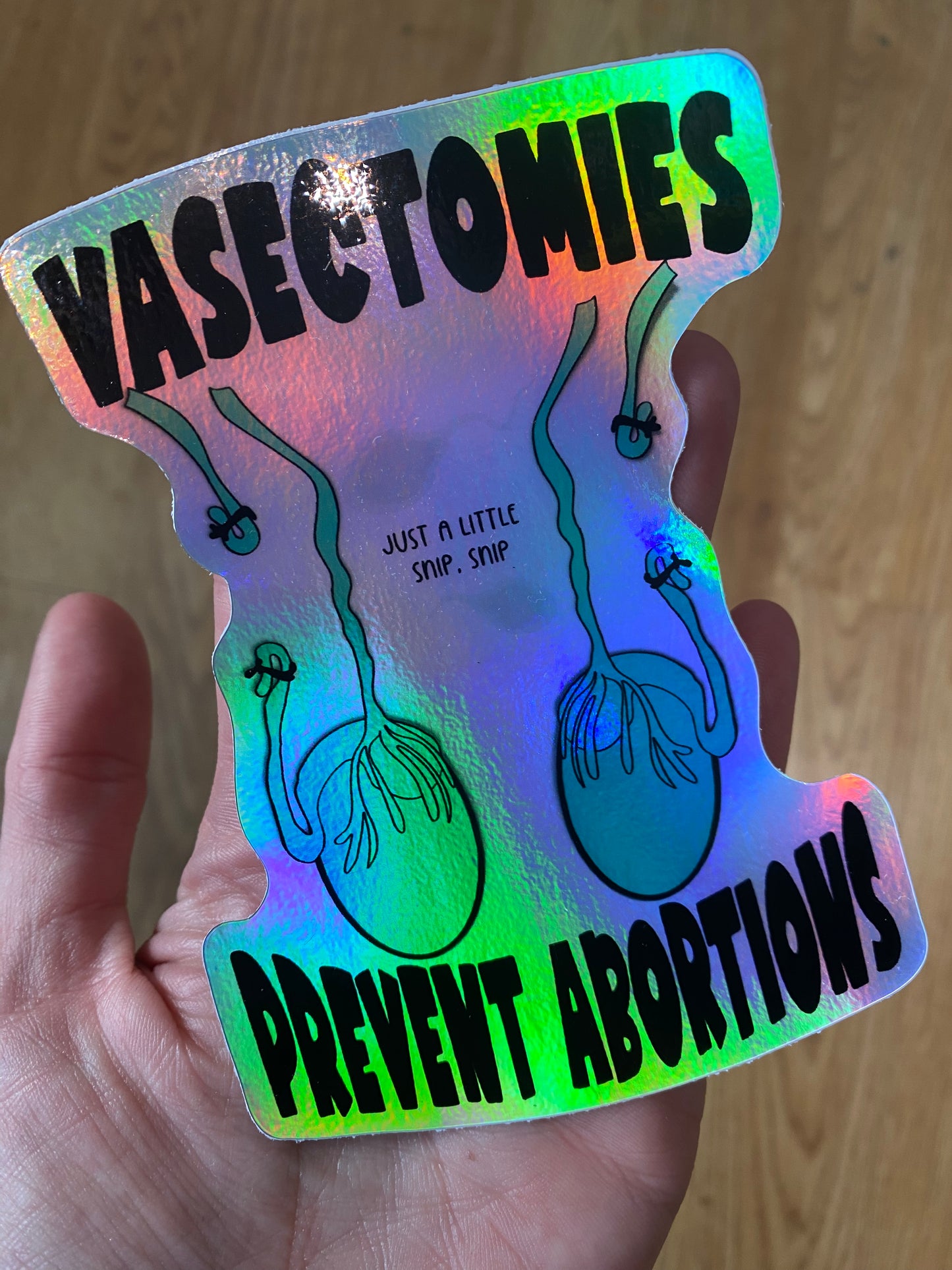 Snip Snip, Iridescent Vasectomies Prevent Abortions